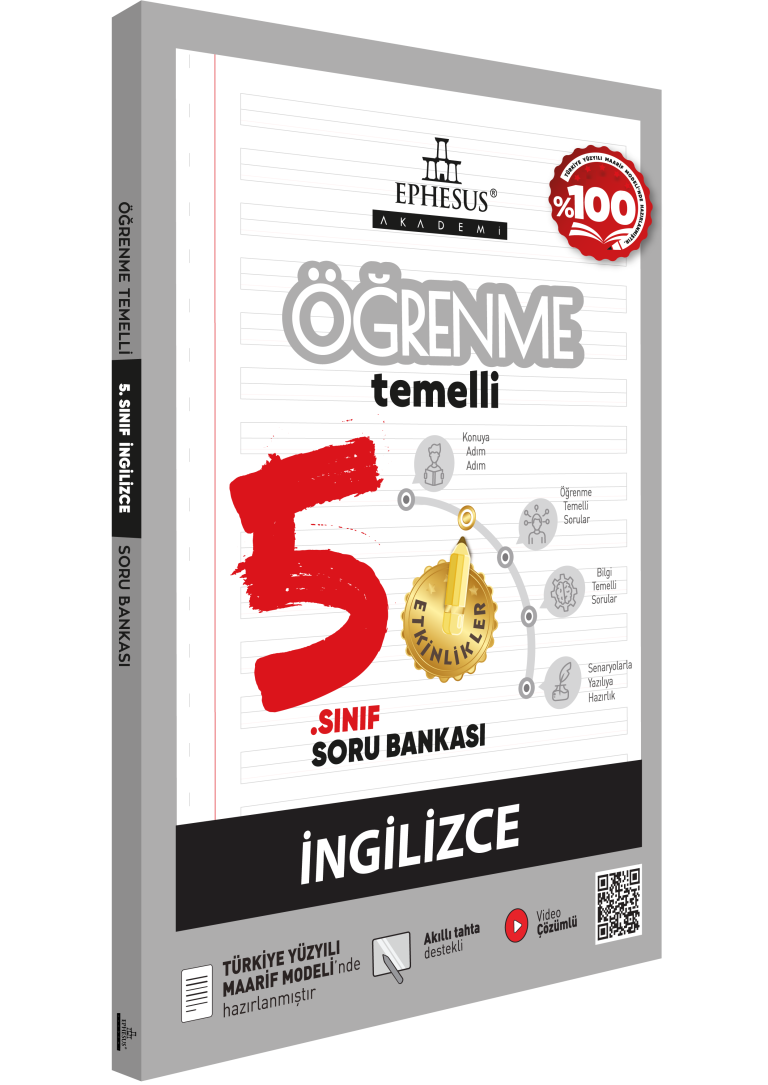 5. SINIF ÖĞRENME TEMELLİ İNGİLİZCE SORU BANKASI